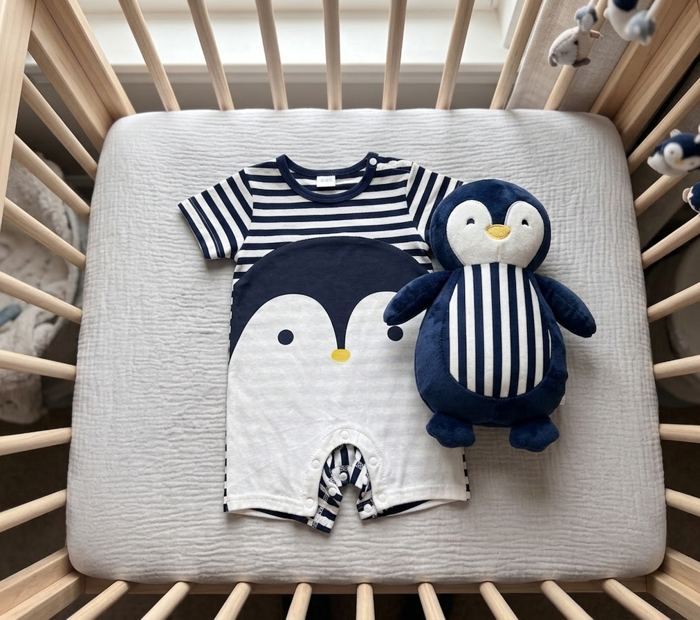 Penguin Summer Romper