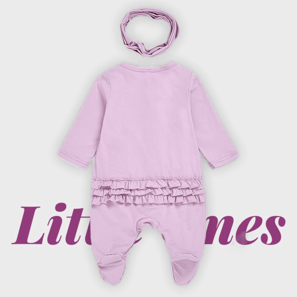 Lavender Ruffle Jumpsuit