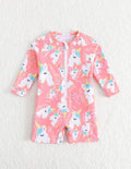 Long Sleeve Unicorn Swimsuit