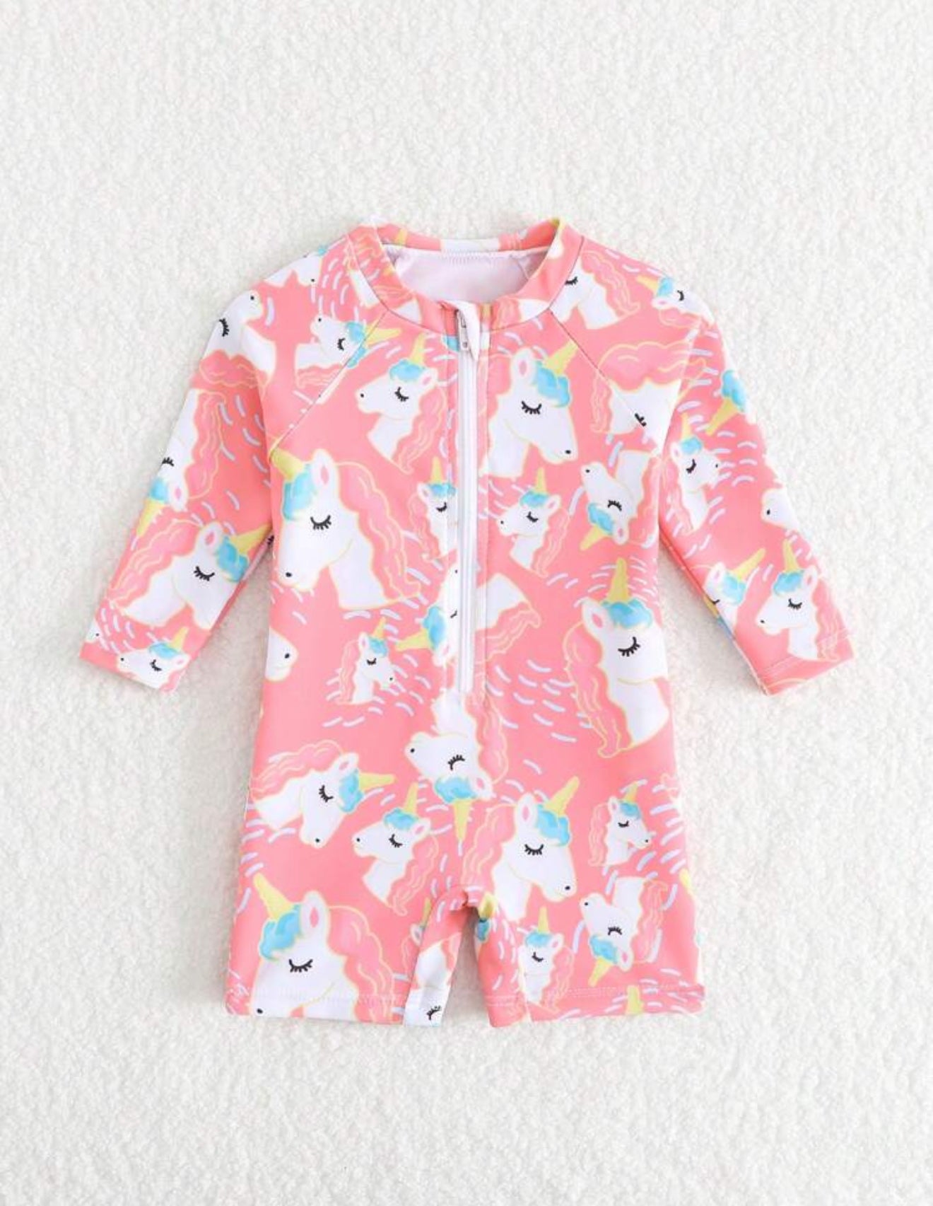 Long Sleeve Unicorn Swimsuit