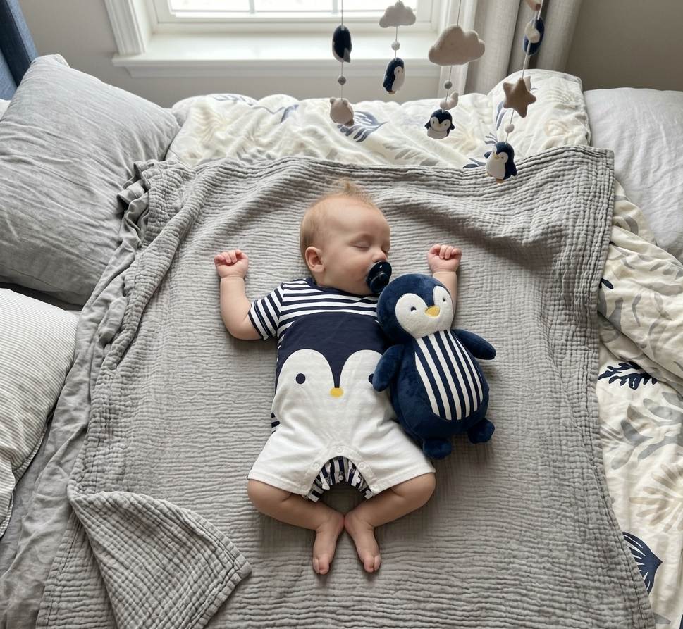 Penguin Summer Romper