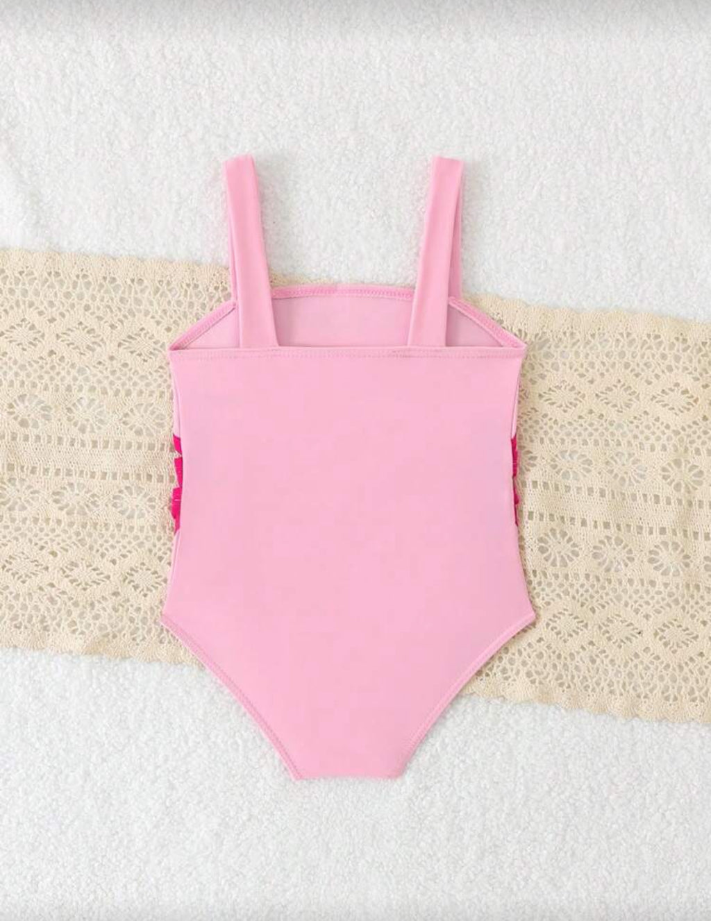 Pink Cutout Swimsuit