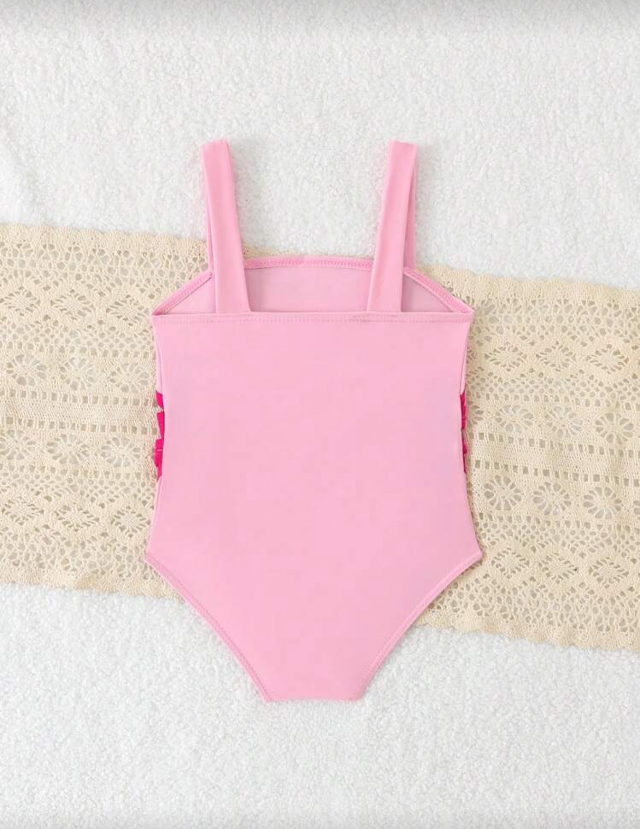 Pink Cutout Swimsuit