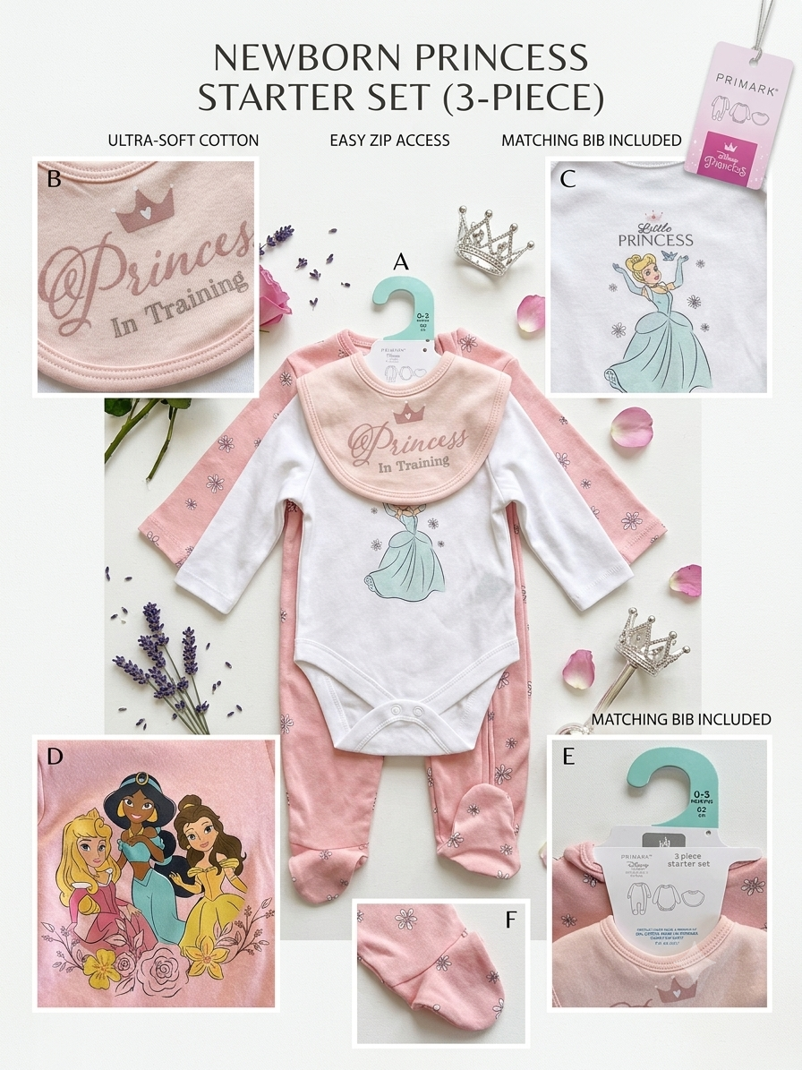 3 Pieces Disney Set (Primark)
